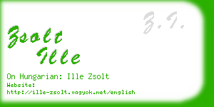 zsolt ille business card